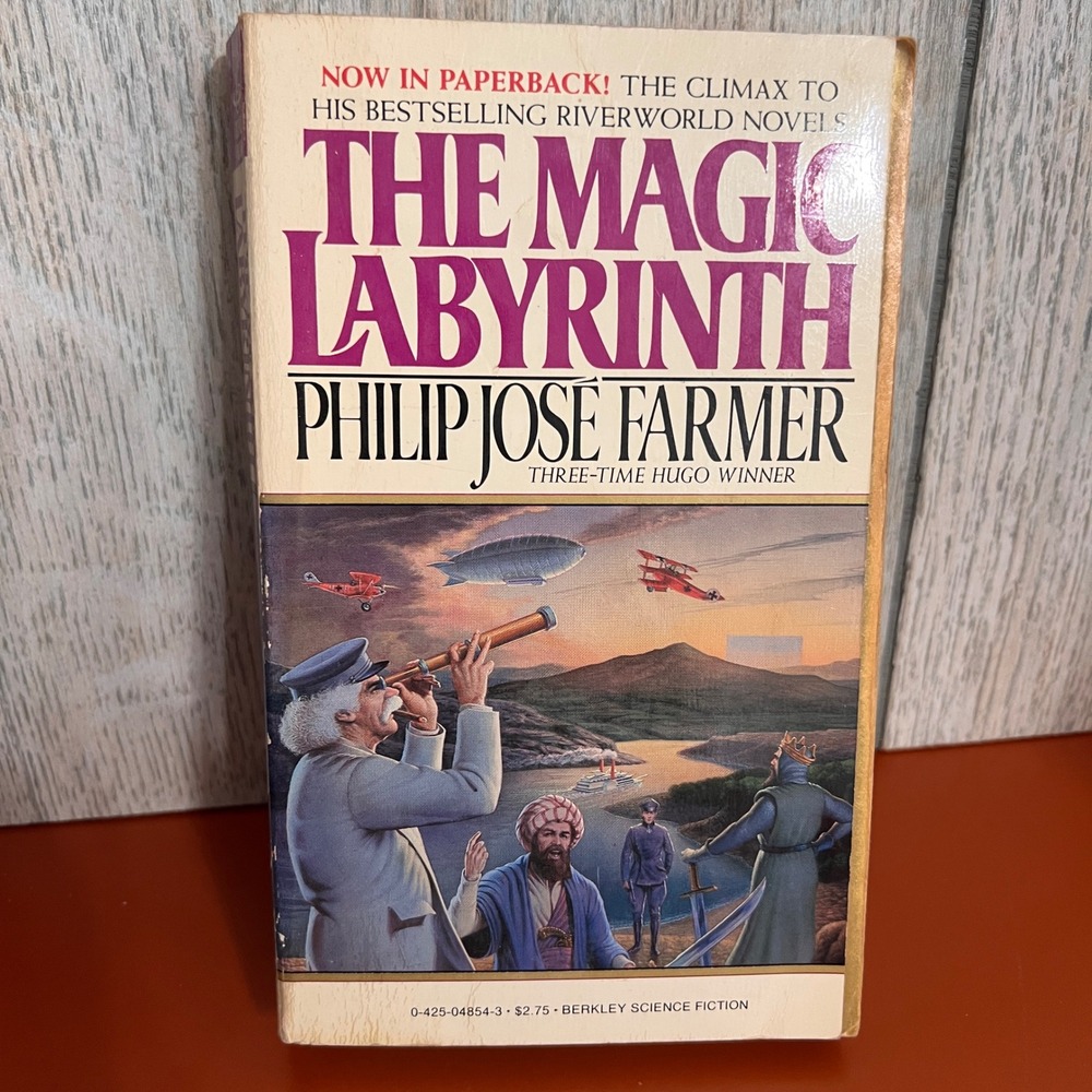 The Magic Labyrinth Philip Jose Farmer Riverworld Novel 4 Berkley 1981 Paperback